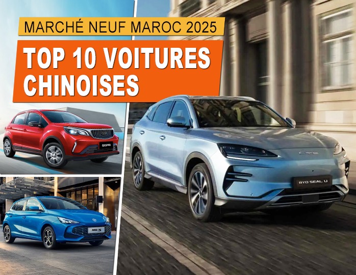 Top 10 voiture chinoise marche neuf maroc