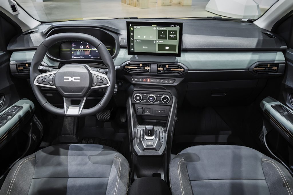 Planche de bord de Dacia Sandero Stepway 2026 plus moderne