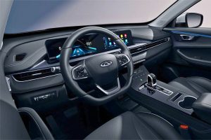 Chery tiggo 4 hev 2026 interior steering wheel autonews 2