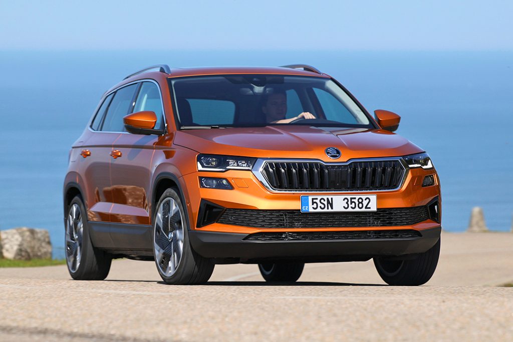 Face avant Skoda Karoq signature lumineuse full LED