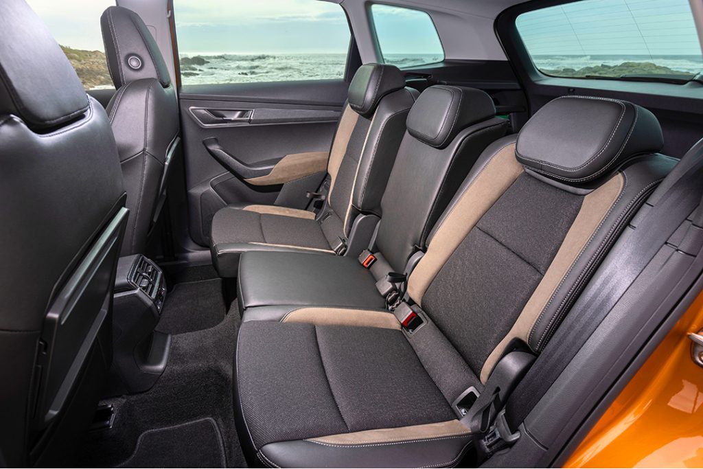 Sièges arrière Skoda Karoq habitabilité arrière