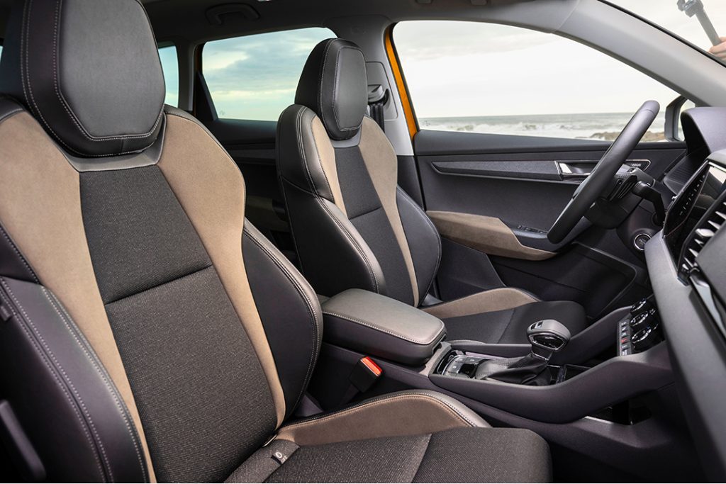 Sièges avant Skoda Karoq confort SUV compact