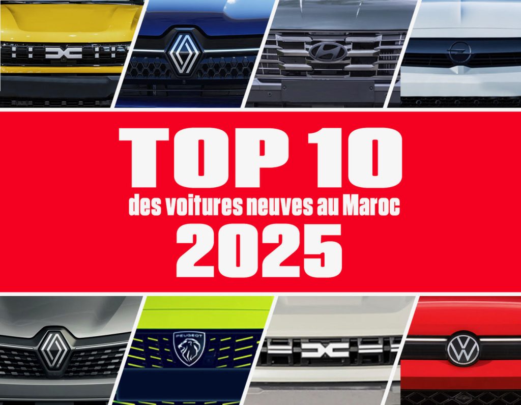 Top 10 voitures neuves maroc 2025 1024 x 796