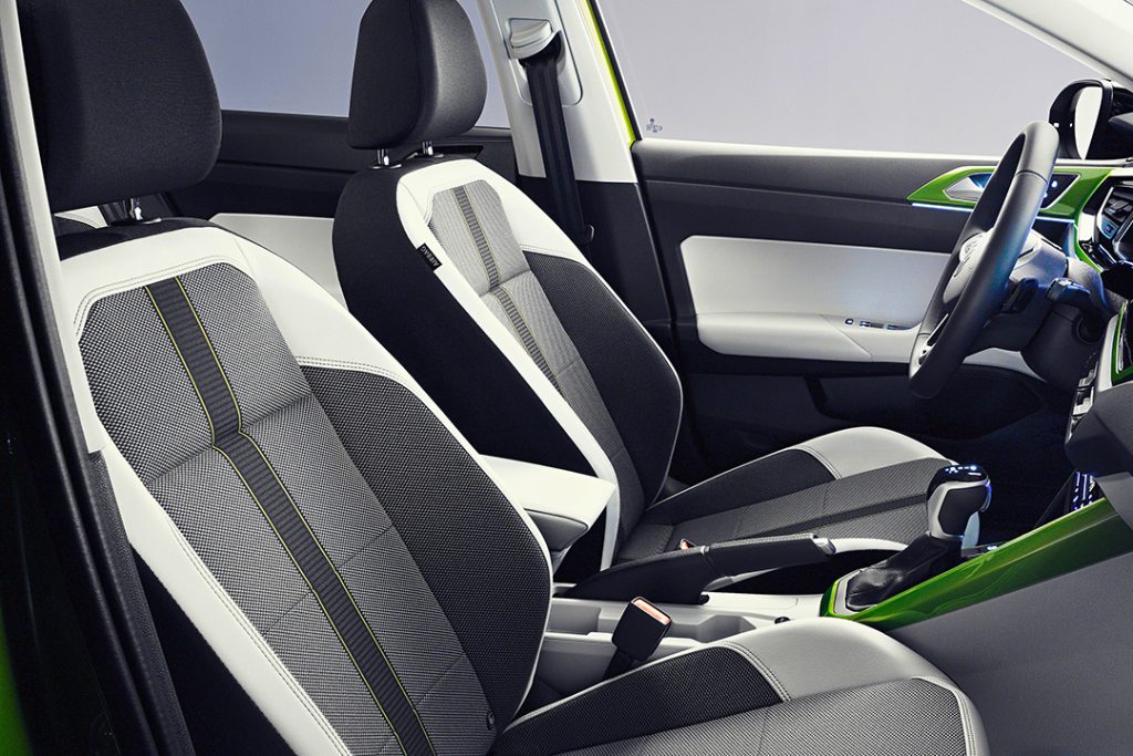 Sièges avant du Volkswagen Taigo orientés confort et maintien 