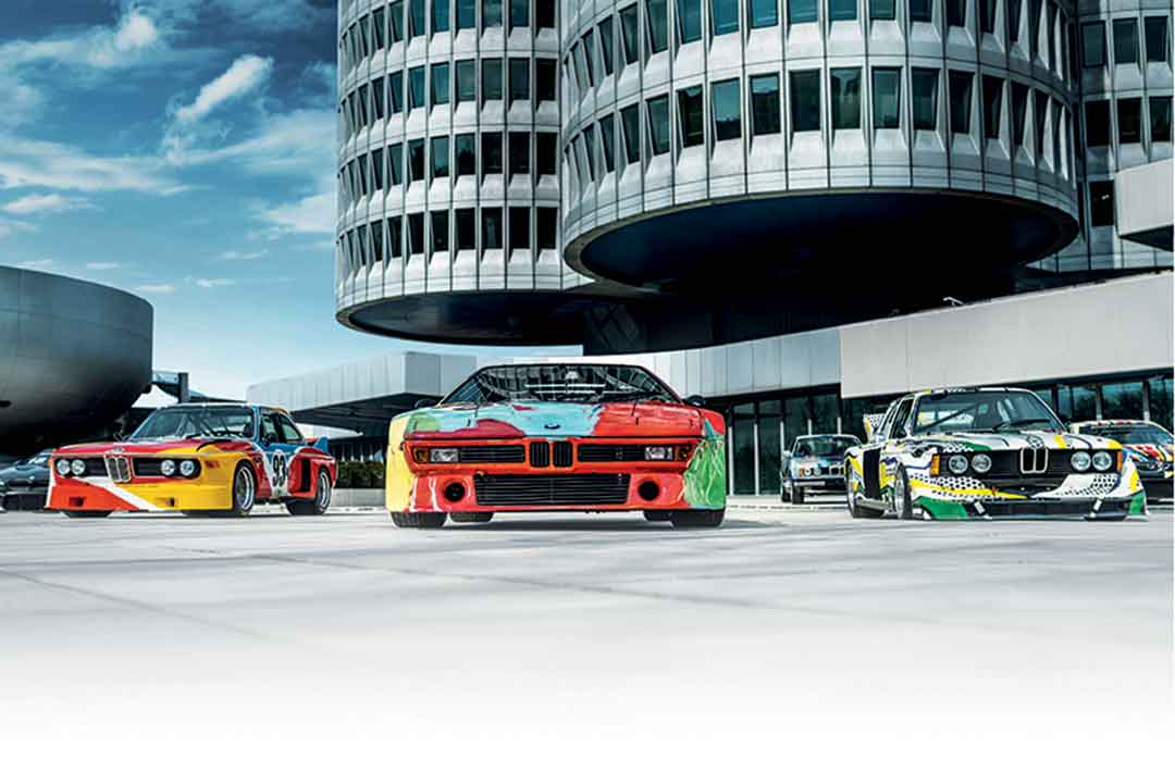 Bmw art car world tour retro 1
