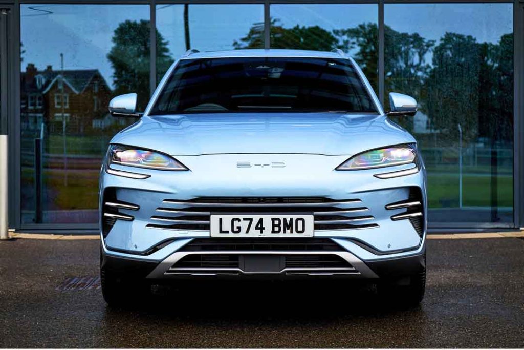 BYD Seal U PHEV DM-i face avant Maroc SUV hybride rechargeable