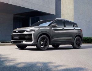 Geely Coolray restylé 2026 face avant avec grille élargie horizontale et projecteurs LED affinés au Maroc