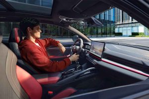 Sièges avant Geely Coolray 2026 en similicuir perforé finition Style