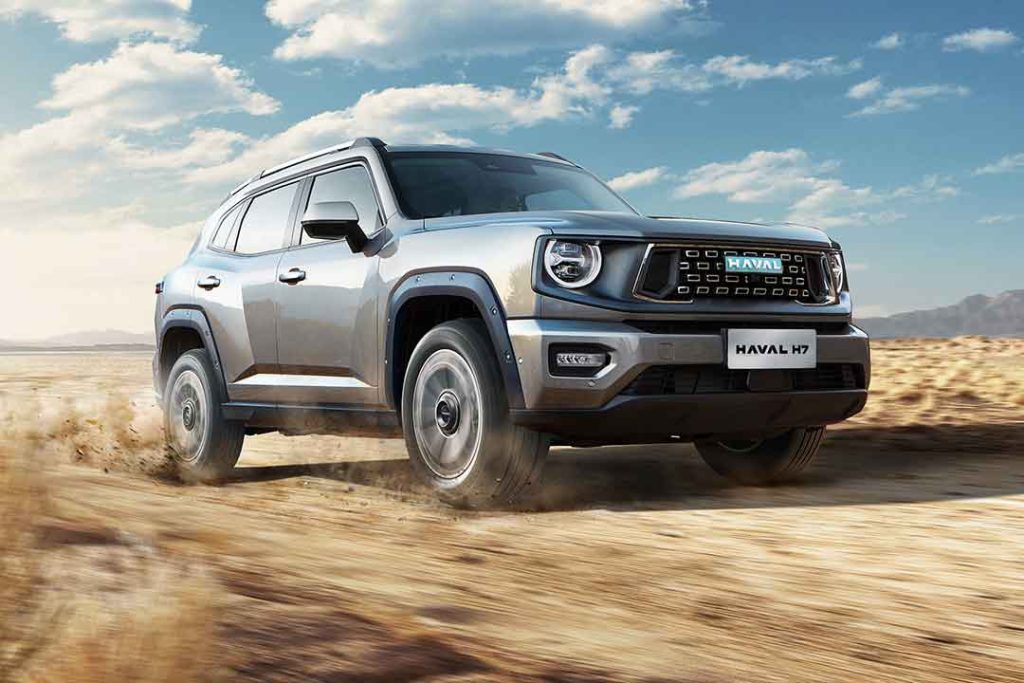 Haval H7 Maroc, SUV hybride HEV au design baroudeur et gabarit intermédiaire