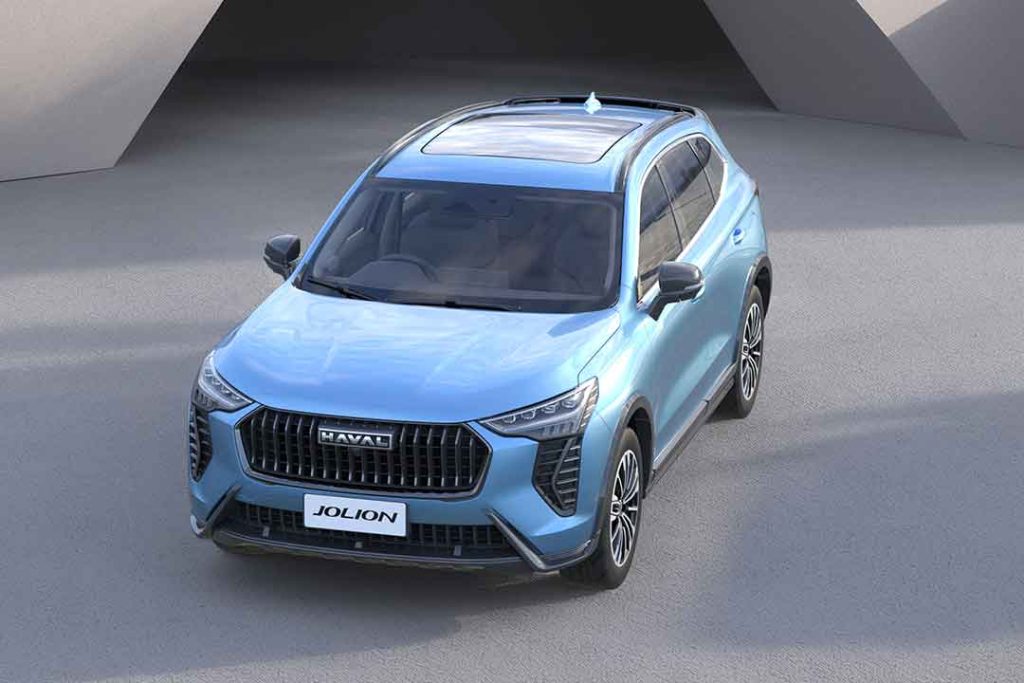 GWM Jolion restylé Maroc, SUV compact avec nouvelle signature lumineuse et calandre redessinée