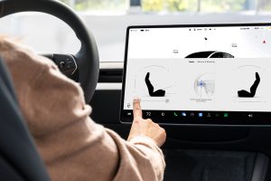 Écran tactile Tesla Model 3 connectivité
