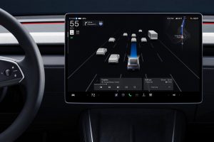 Tesla model y 2025 inerior ecran