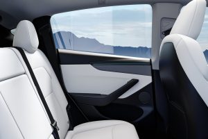 Tesla Model Y banquette arrière modulable