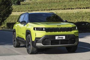 Jeep Compass 2026 Maroc face avant calandre 7 fentes LED