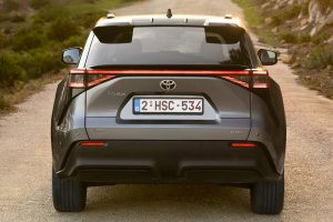 Toyota bZ4X vue arrière