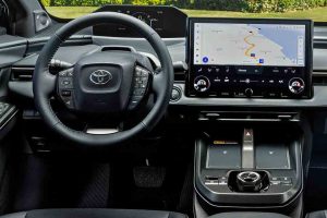 Toyota bz 4 x 2026 interior dashboard 1