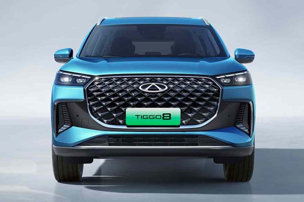 Face avant Chery Tiggo 8 Pro PHEV