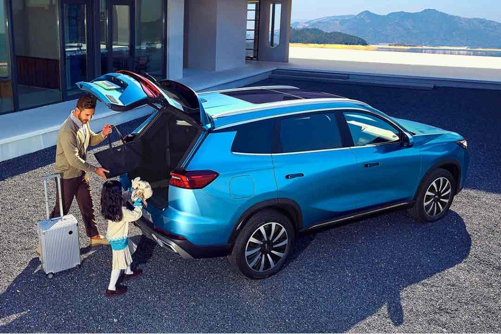 Coffre Chery Tiggo 8 Pro PHEV 889 litres