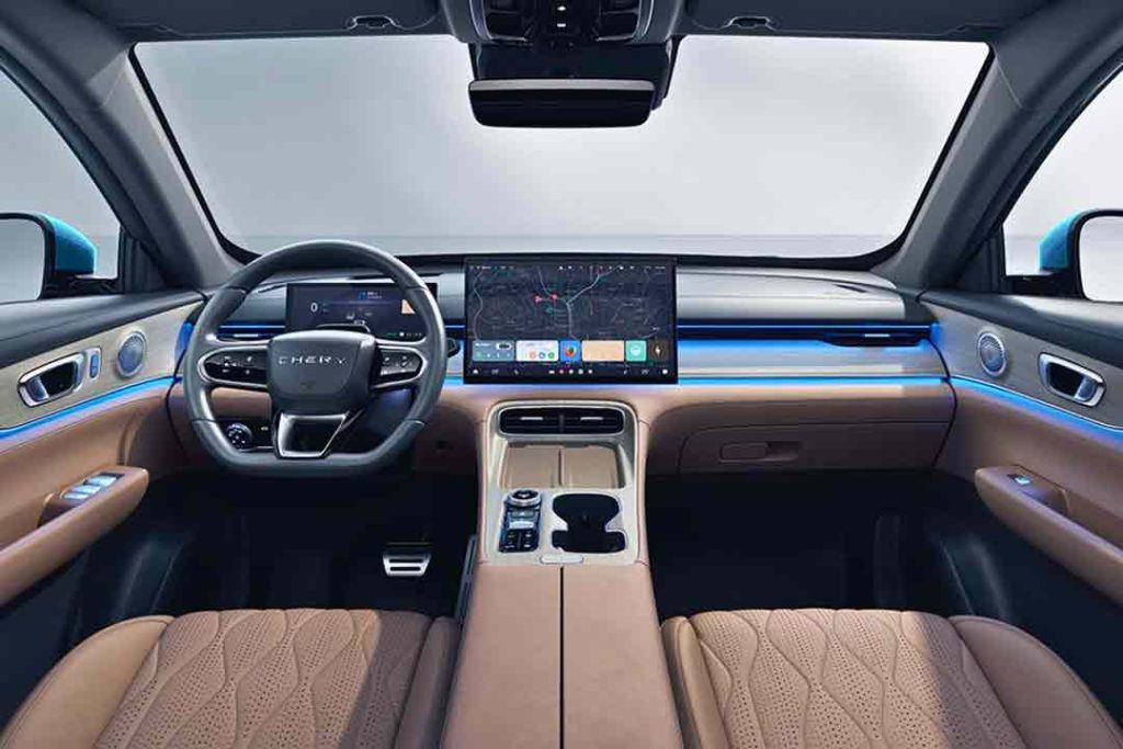 Tableau de bord numérique Chery Tiggo 8 Pro PHEV