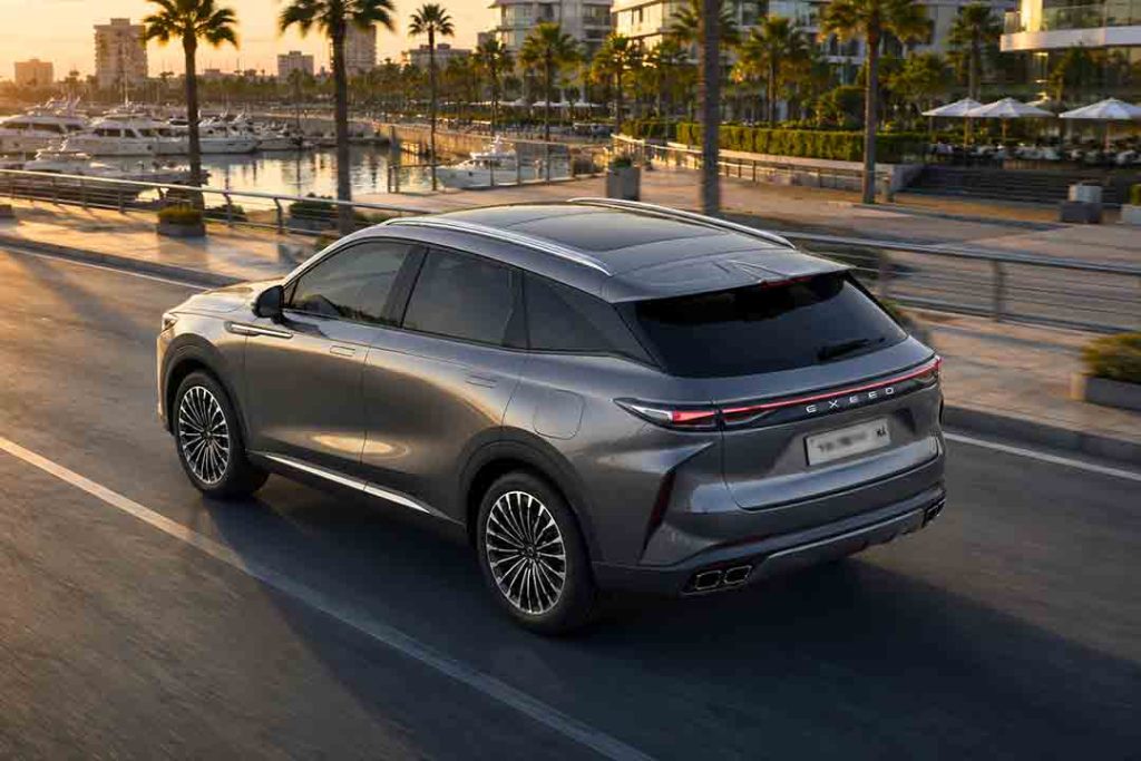 Arrière de l’EXEED RX PHEV 2026