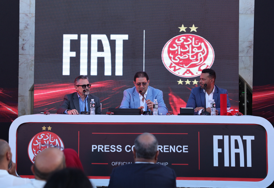 Signature du partenariat entre FIAT Maroc et le Wydad Athletic Club