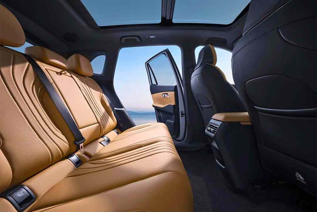 Geely EX5 places arrière