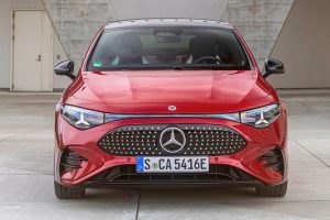Mercedes cla 2026 ev exterior front face