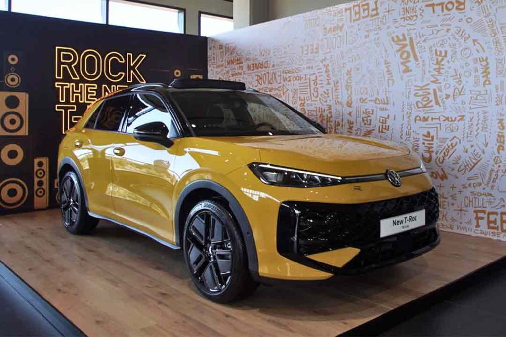 Volkswagen T-Roc showroom Village Auto 2026 Dar Bouazza