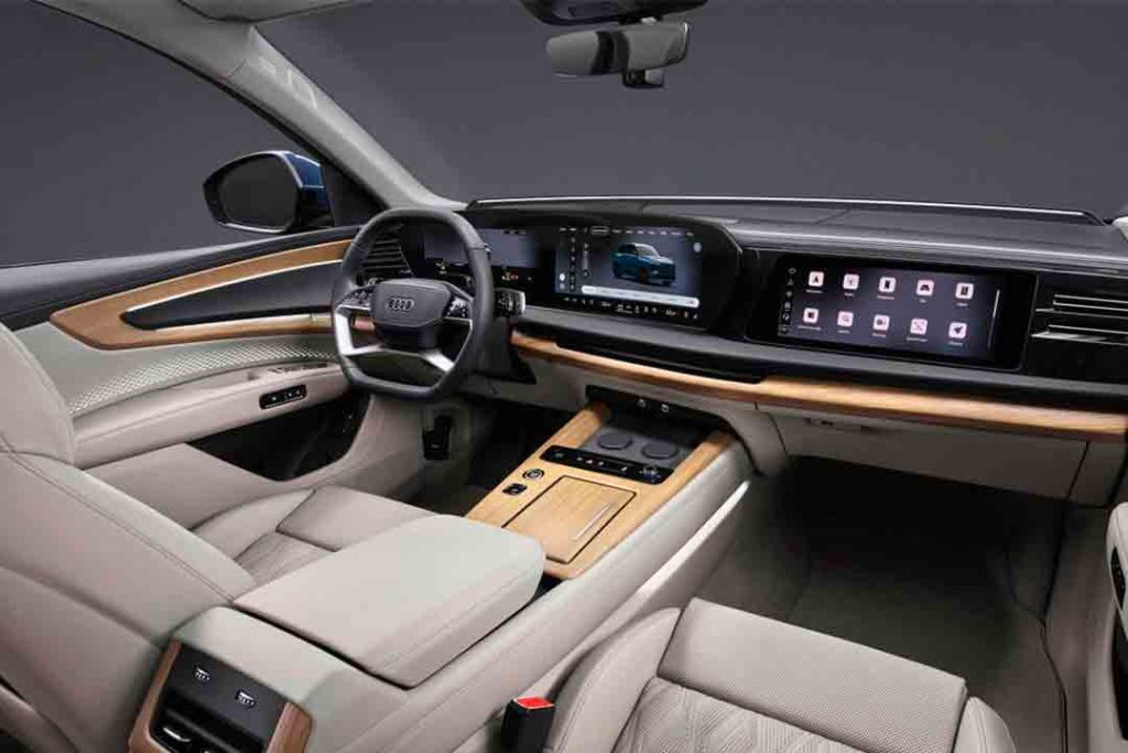 Habitacle du nouveau Audi Q7 avec Audi MMI Panoramic Display