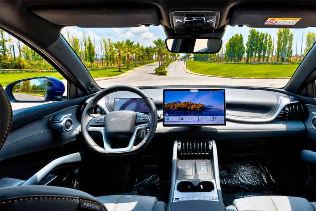 Planche de bord du BYD ATTO 3 EVO