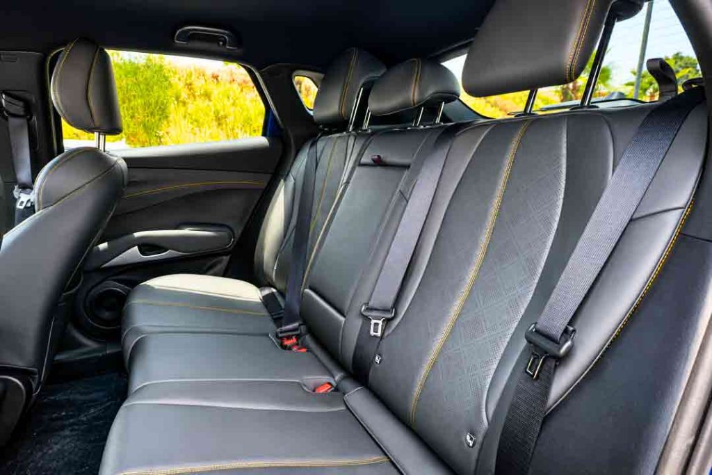 Banquette arrière du BYD ATTO 3 EVO