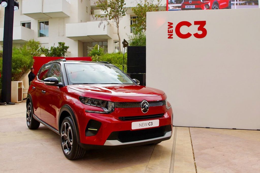 Citroën C3 2026 présentée lors du lancement au Maroc