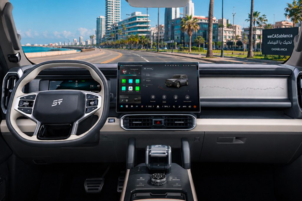 Intérieur Jetour T2 PHEV Luxury équipements premium