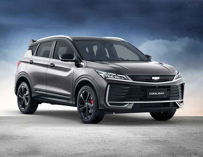 Geely Coolray restylé 2026 face avant avec grille élargie horizontale et projecteurs LED affinés au Maroc